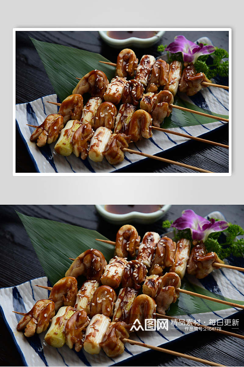 鲜香美味串串日式料理摄影图片素材