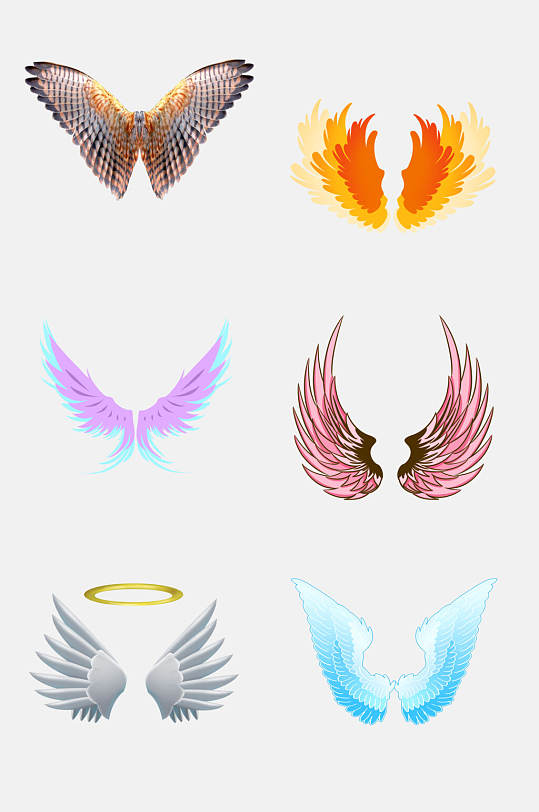 天使翅膀卡通图片-天使翅膀卡通素材下载-众图网