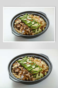 砂锅美食日式料理摄影图片