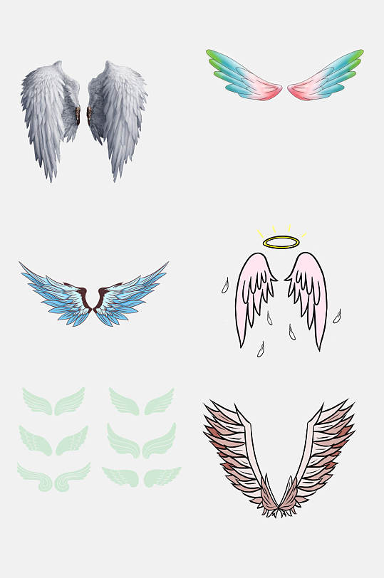 卡通翅膀图片-卡通翅膀素材下载-众图网