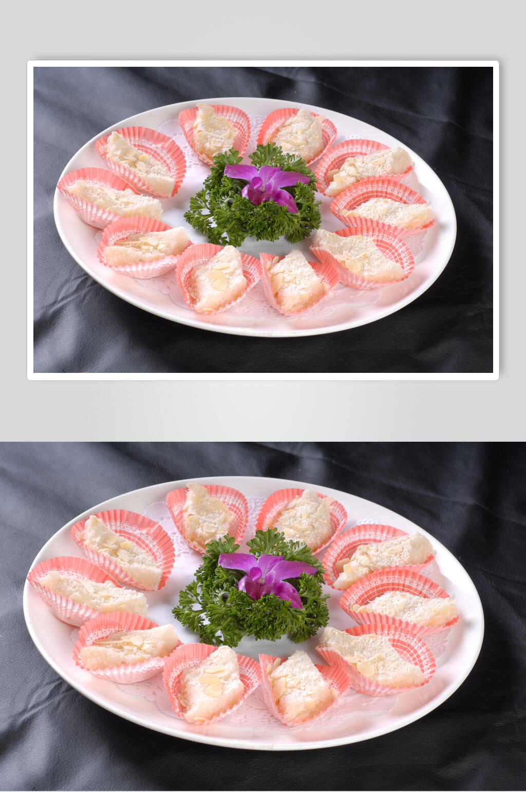 小吃泰式杏仁糕食品高清图片素材