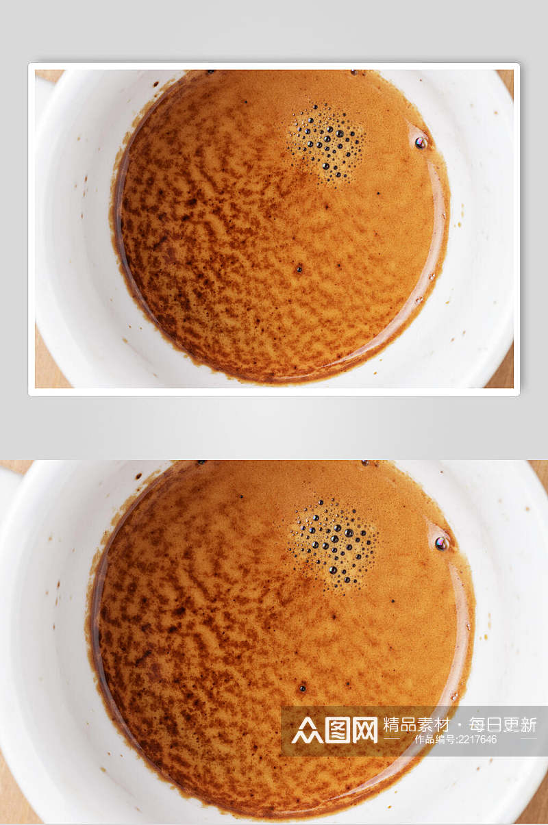 咖啡海报食品俯拍摄影图片素材
