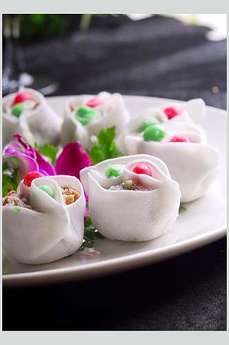 小吃鸳鸯饺食物图片