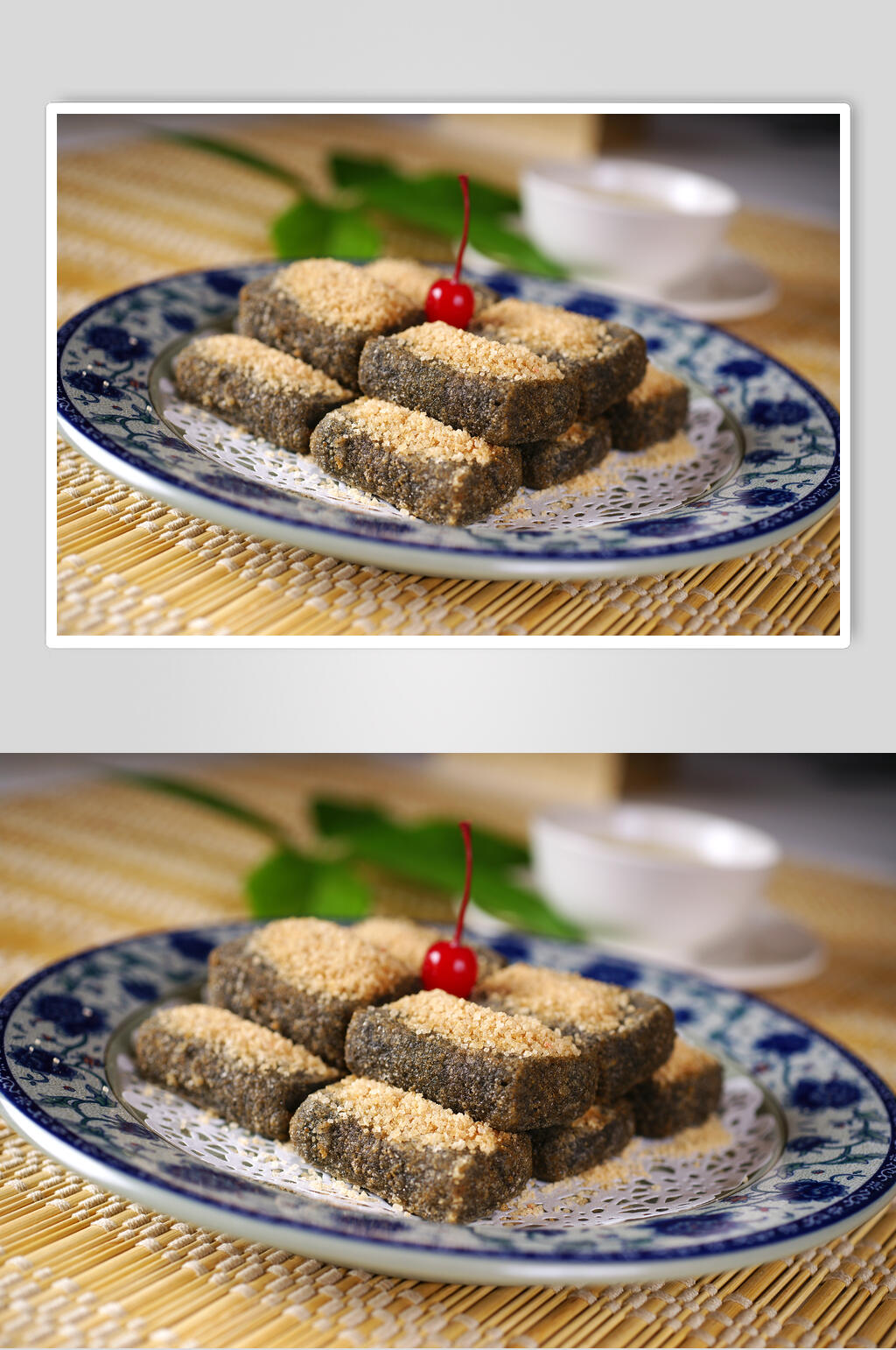 小吃酒城黑糍粑摄影图片素材