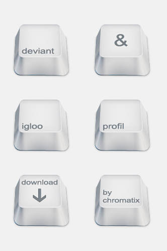 高端键盘按键免抠元素