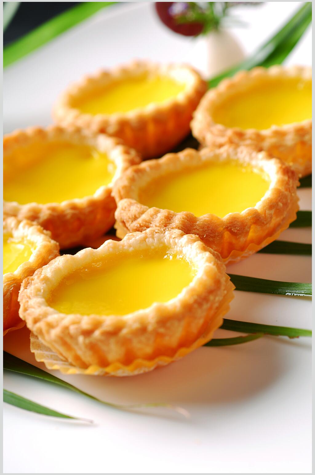 点心酥皮鸡蛋挞美食摄影图片素材
