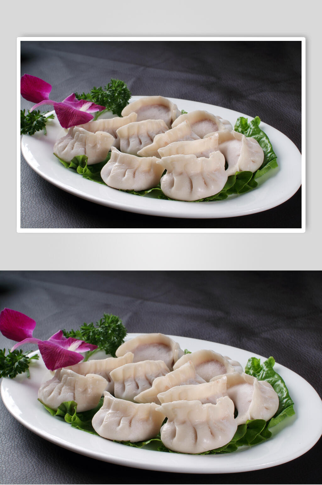 小吃牛仔饺子美食摄影图片素材