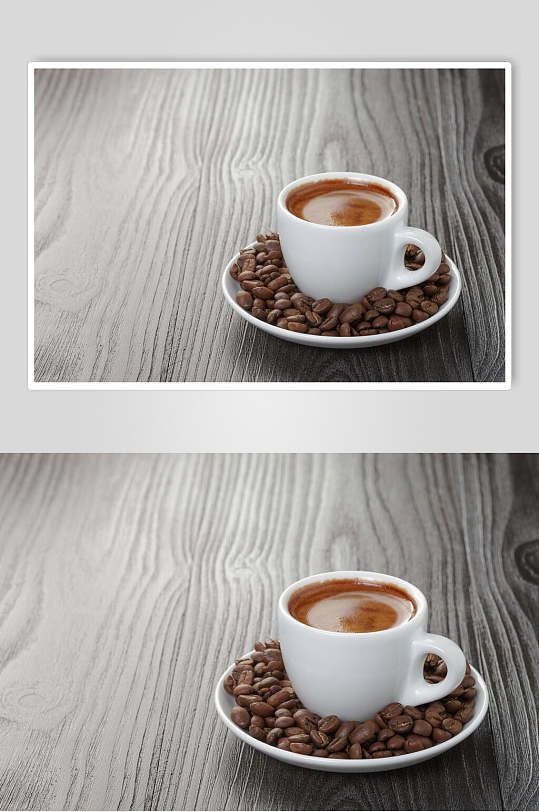 木纹背景下午茶咖啡海报食品摄影图片