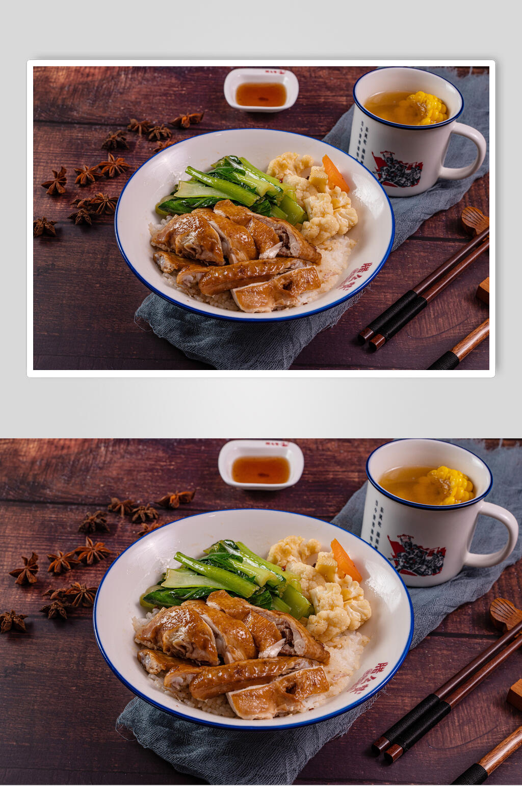 健康美味米饭套餐美食摄影图片素材
