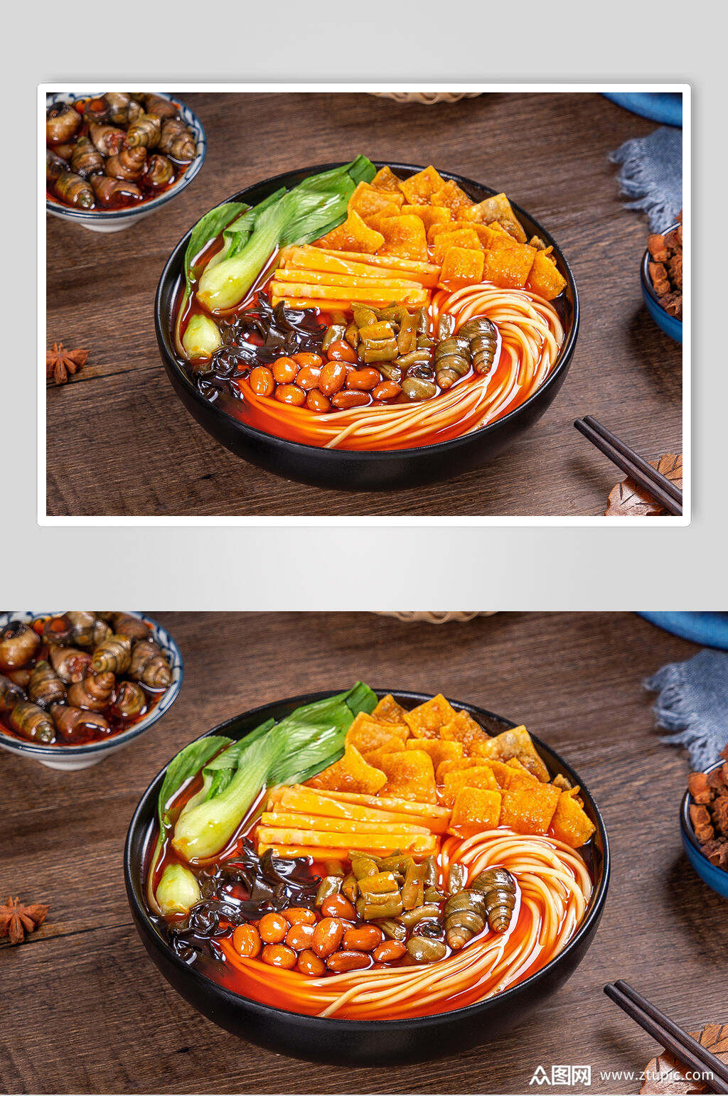 香浓美味螺蛳粉食品摄影图片素材