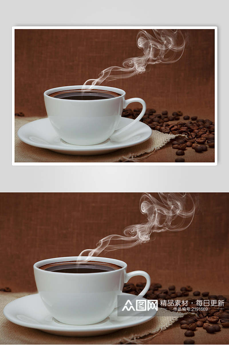 时尚热饮咖啡海报食品摄影图片素材