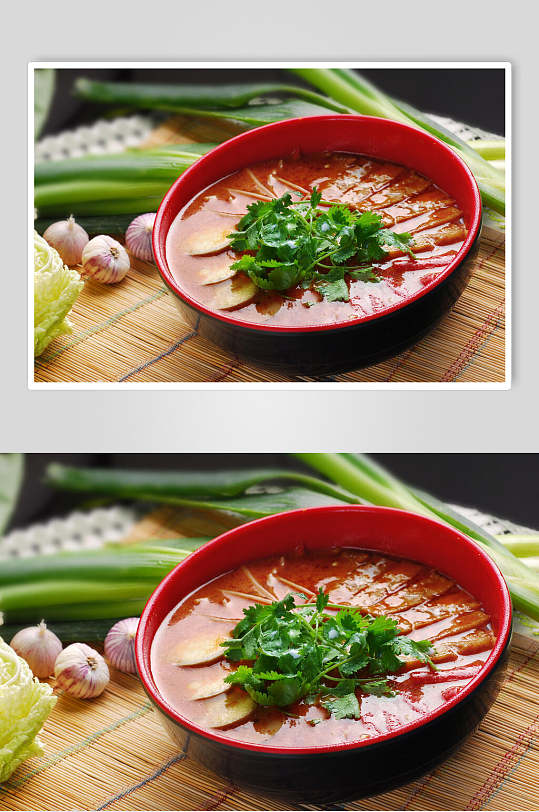 异国美食马来西亚海鲜汤粉食品图片