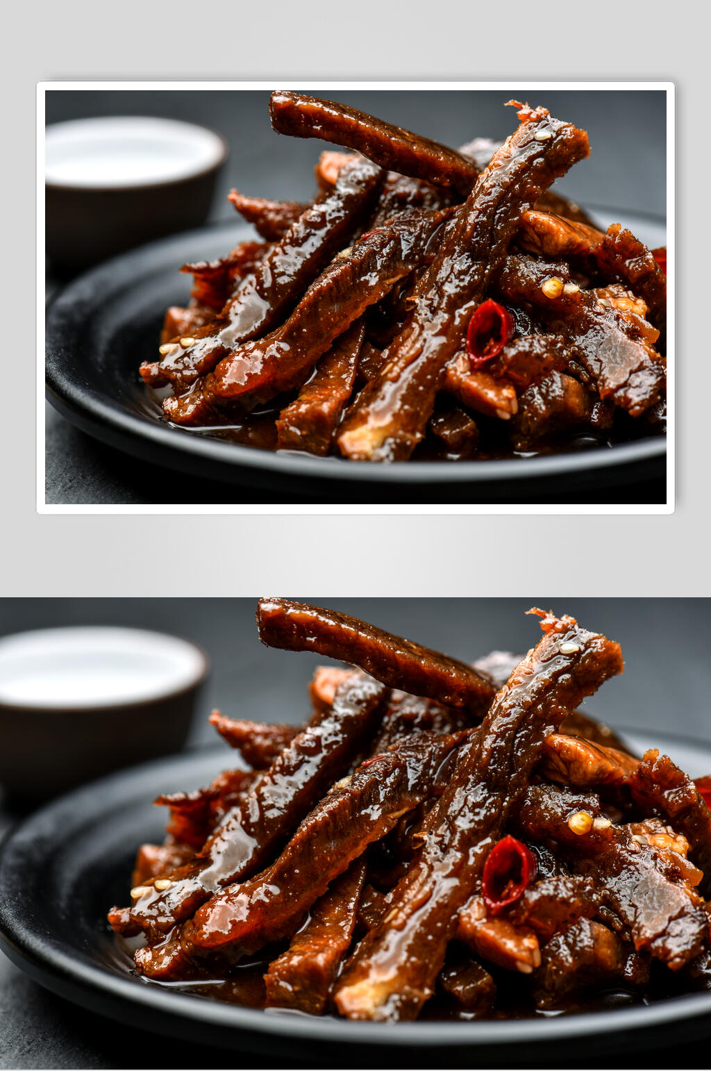 招牌牛肉干高清摄影图片素材