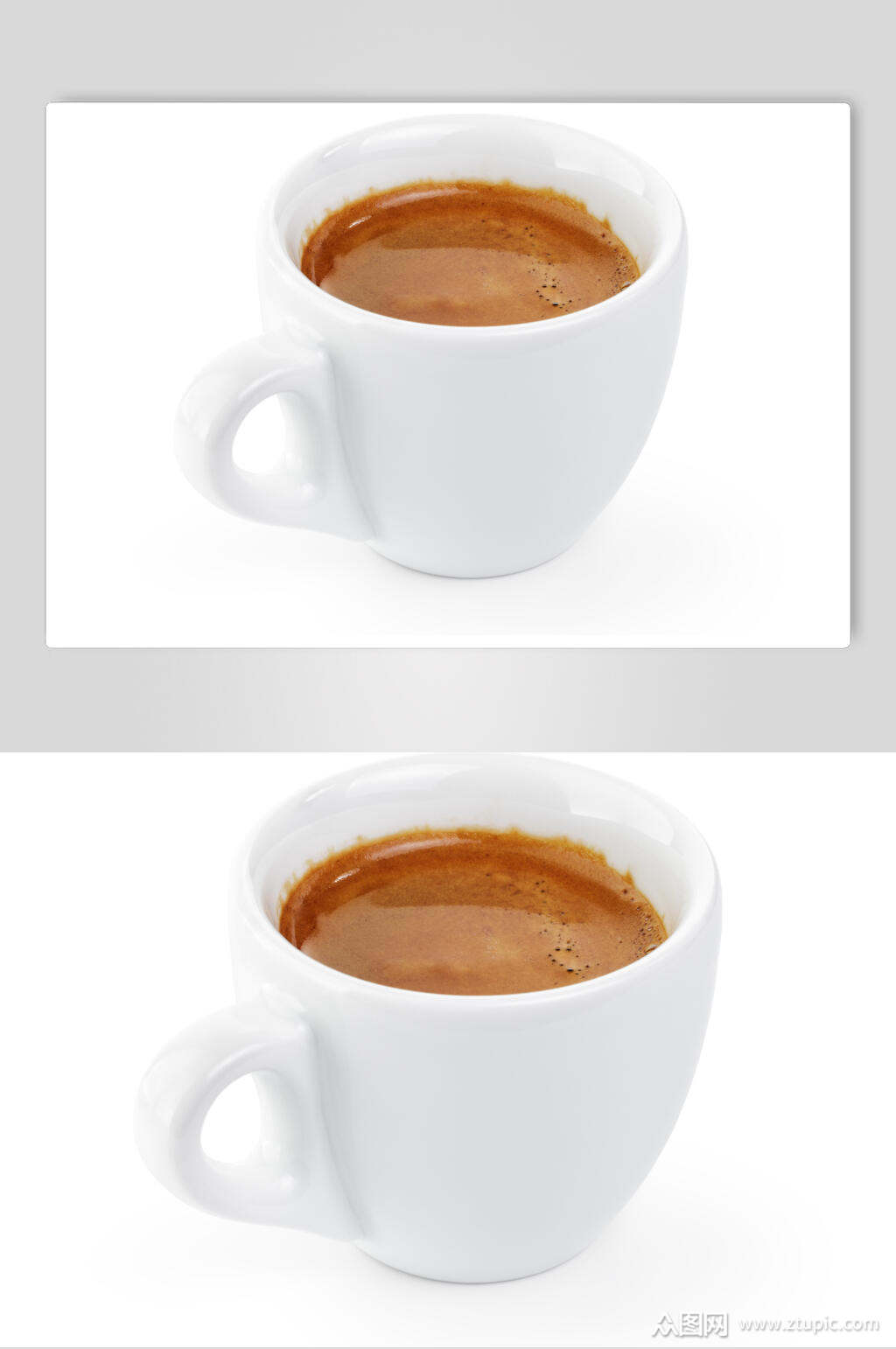 白底咖啡海报食品摄影图片素材