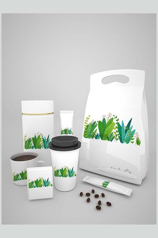 高端珍珠奶茶包装样机