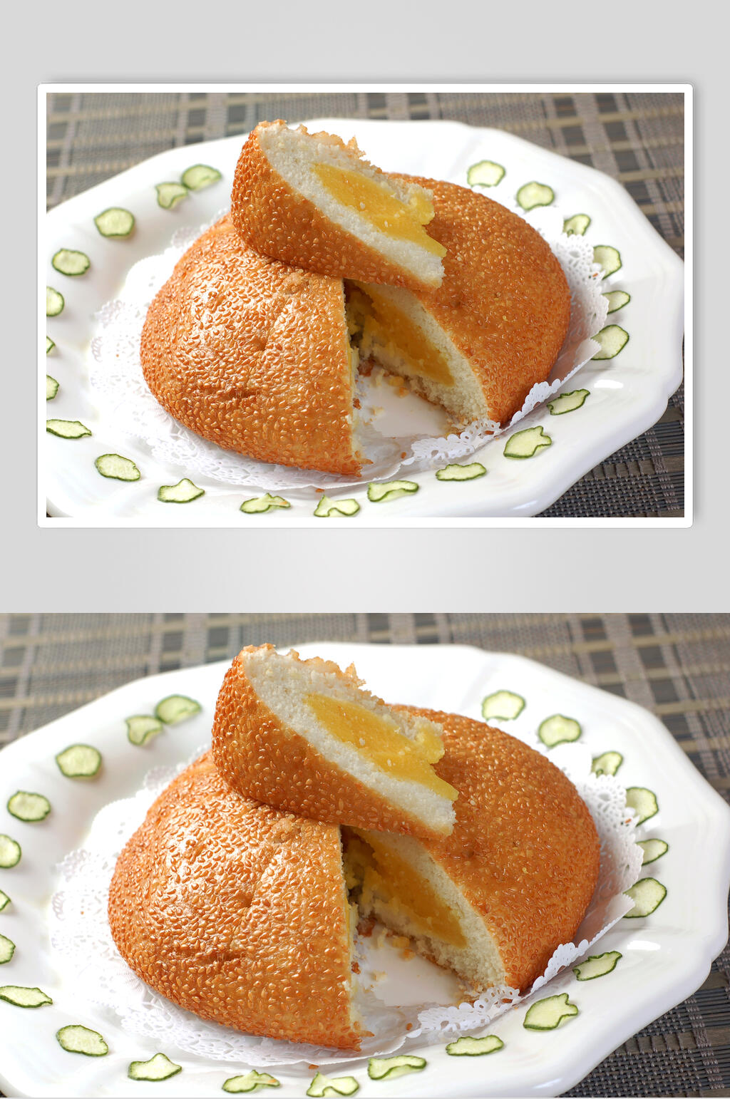 小吃黄金大饼美食图片素材