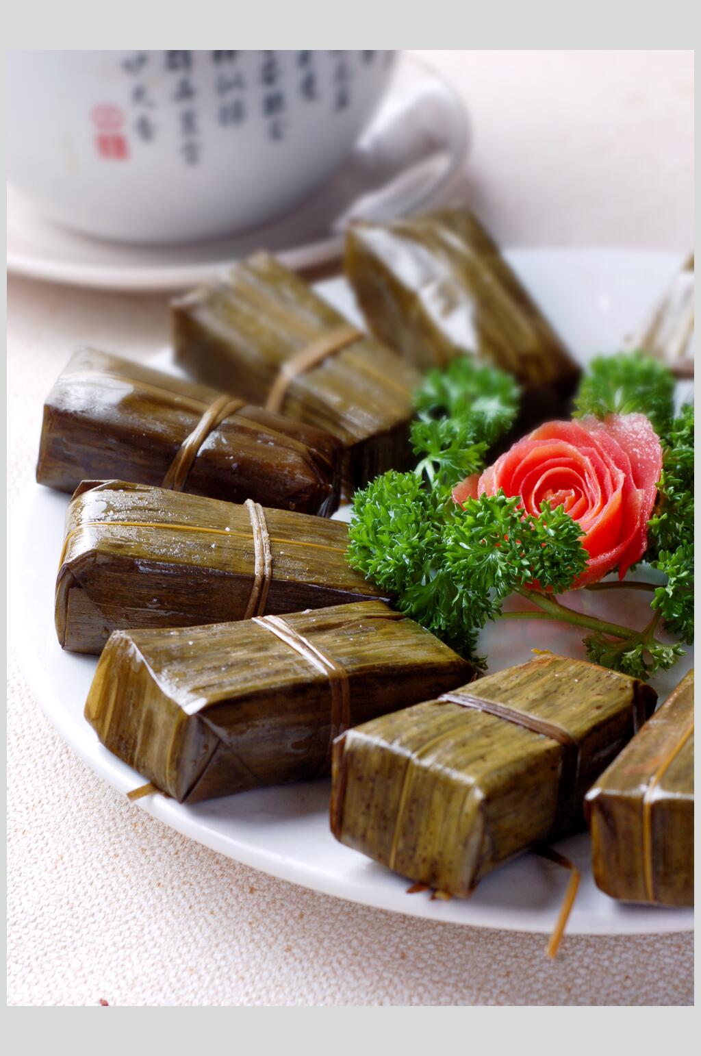新鲜小吃黄粑摄影图片素材