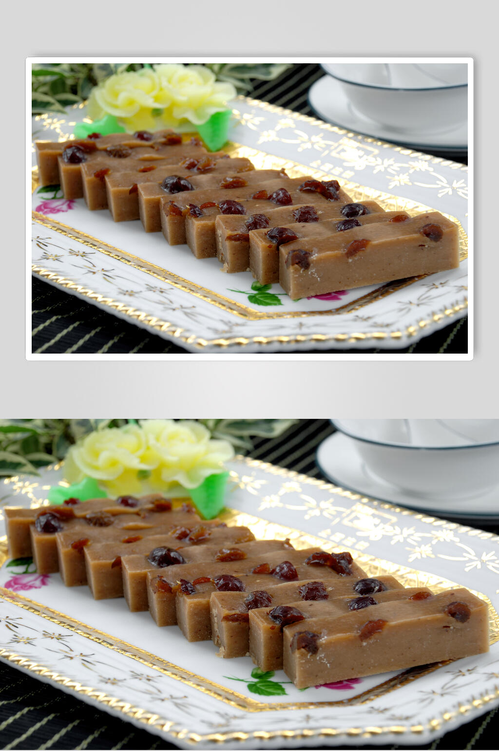 养生枣泥糕食品图片素材