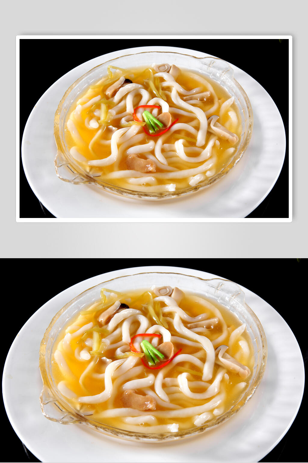 酸菜烩面筋美食图片素材