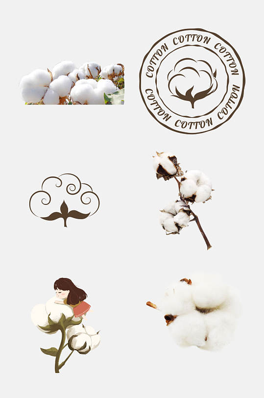 新疆棉花免抠元素