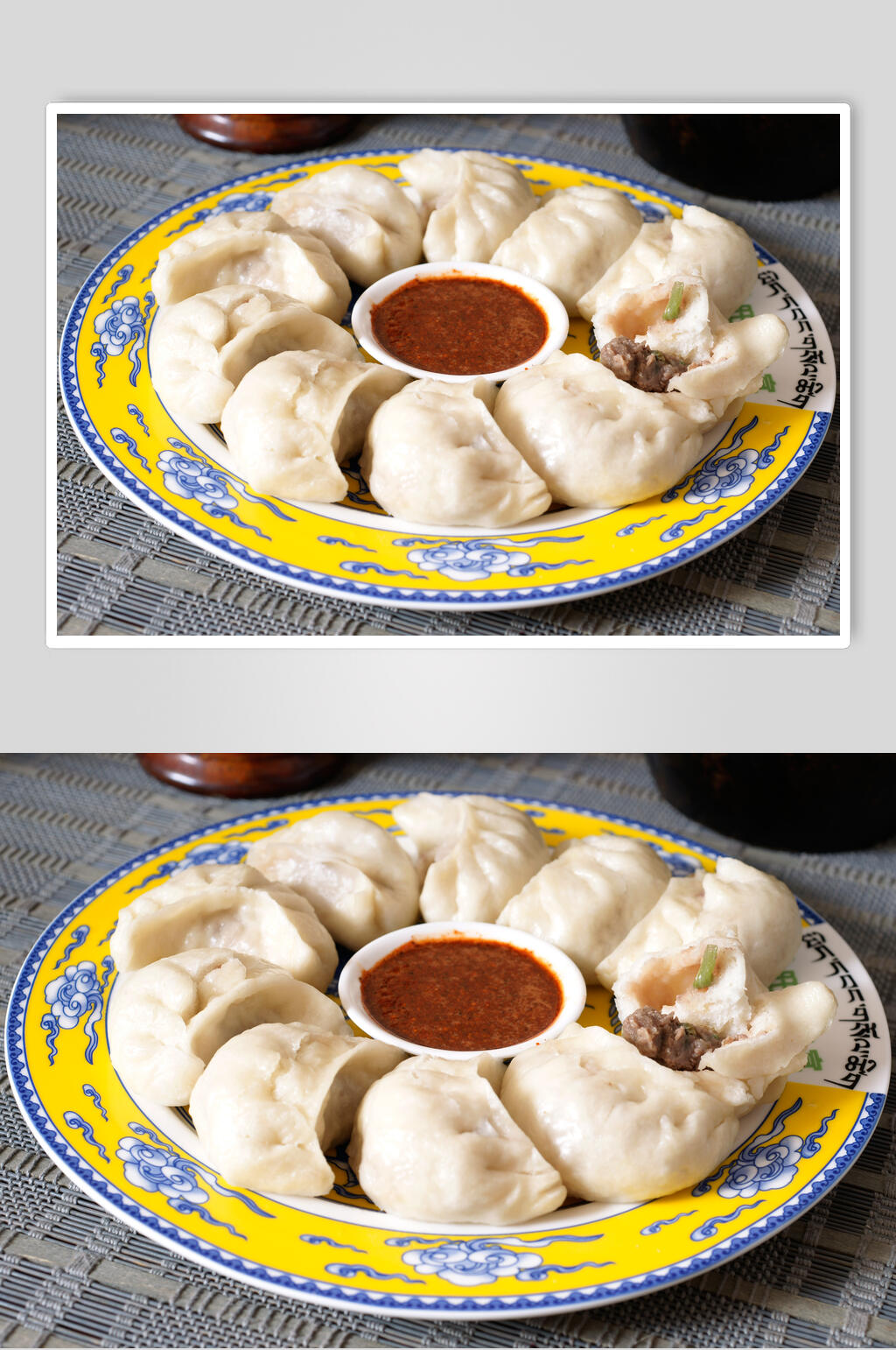 招牌小吃牛肉包子食品图片素材