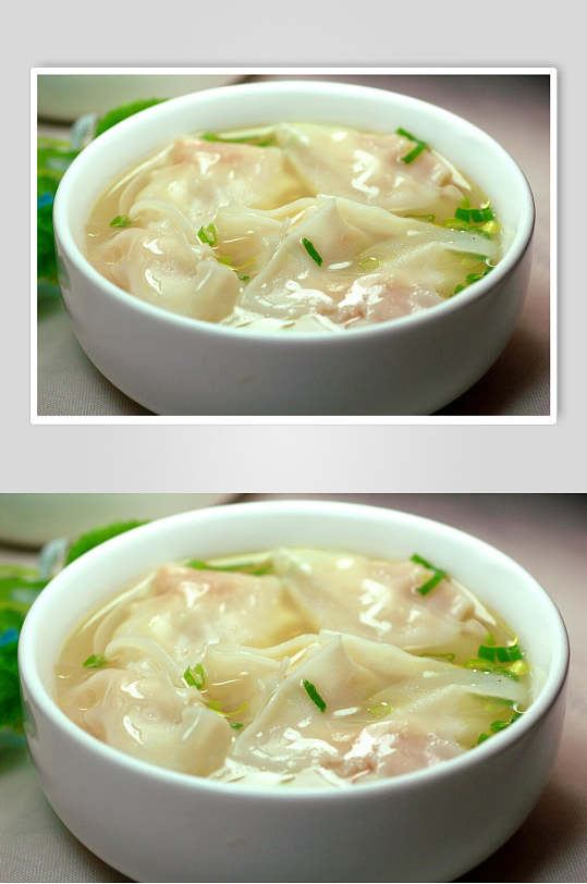 新鲜小吃龙抄手摄影图片