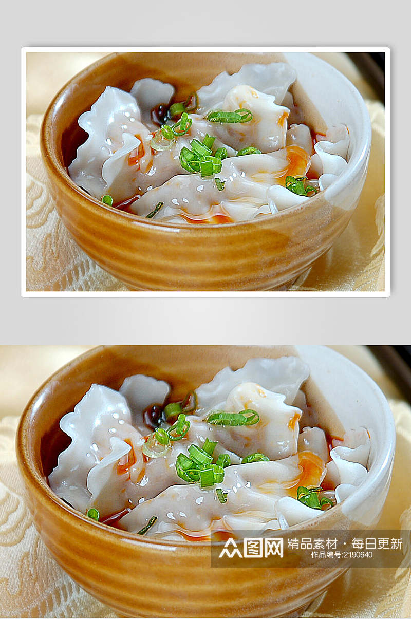 招牌美味钟水饺美食食品图片素材