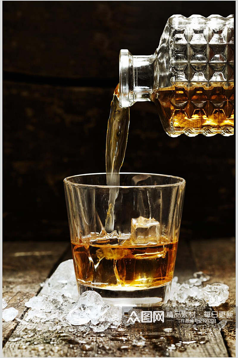 冰镇威士忌饮料冷饮食物图片素材