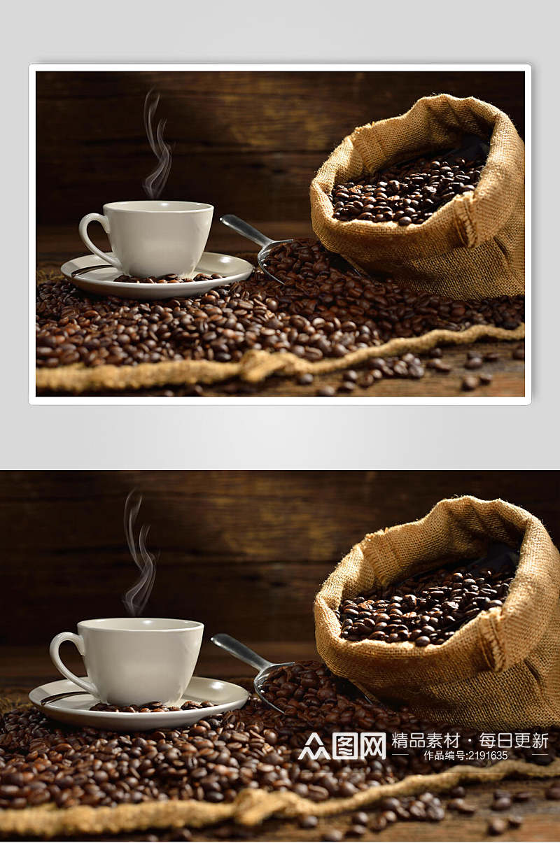 咖啡豆咖啡海报食品摄影图片素材