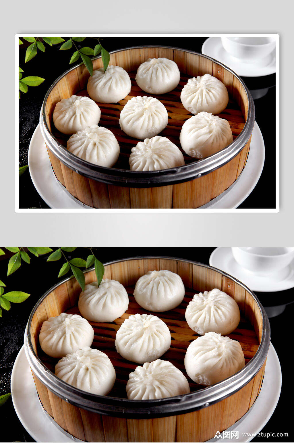 美味京酱包摄影图素材