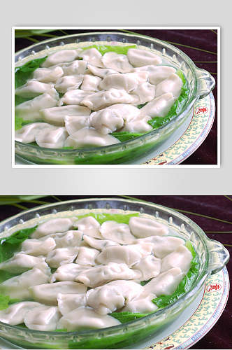 小吃北方水饺美食摄影图片