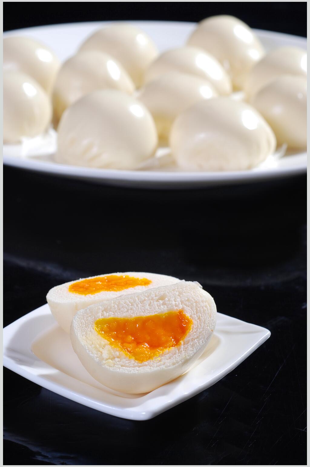 小吃奶黄包食品高清图片素材
