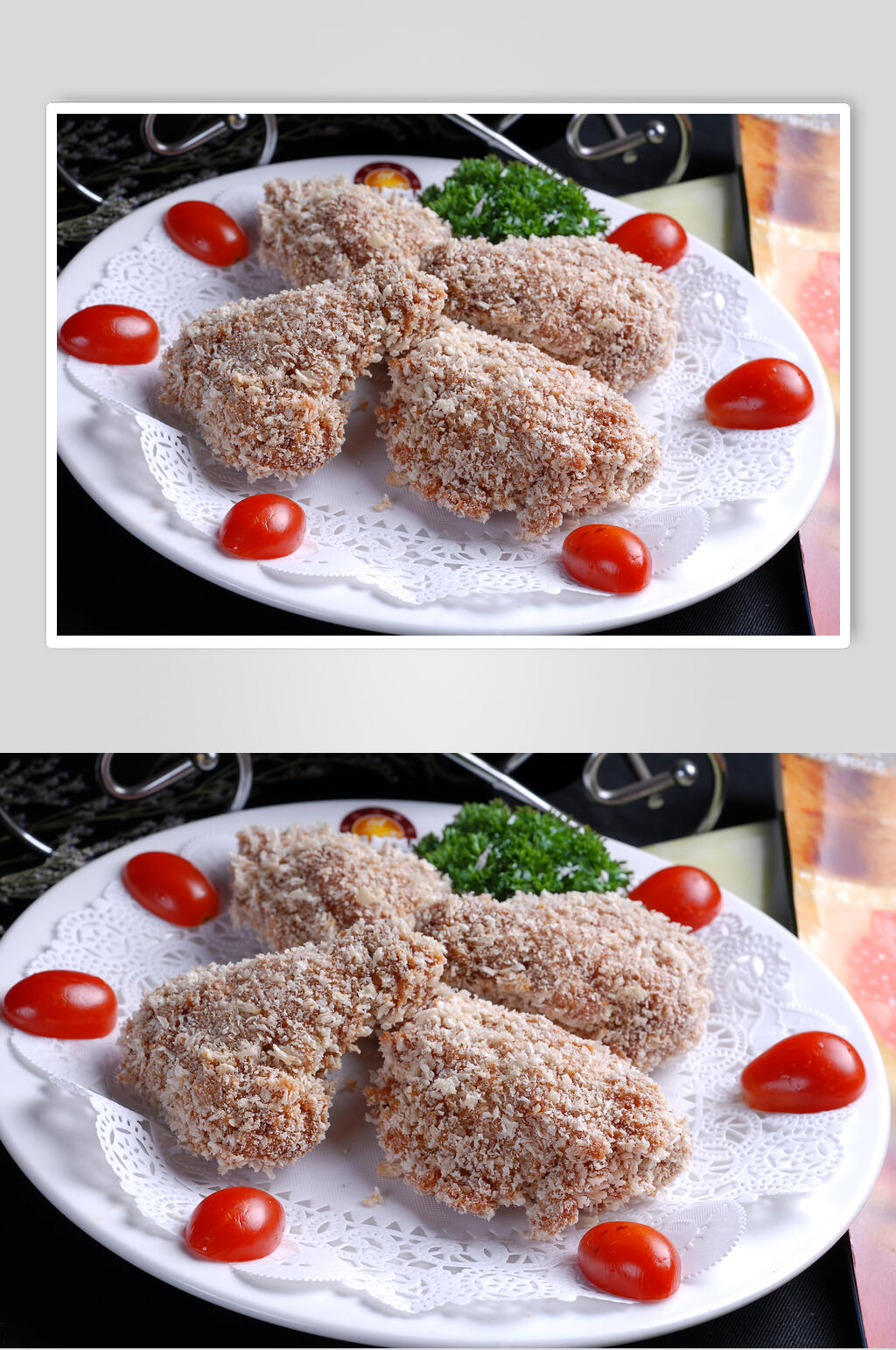 中西美食炸鸡腿食品图片素材