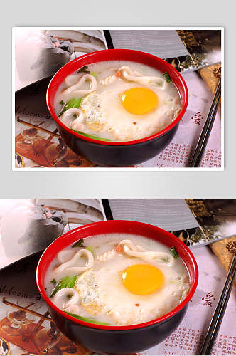 中式面条日式乌冬汤面美食图片