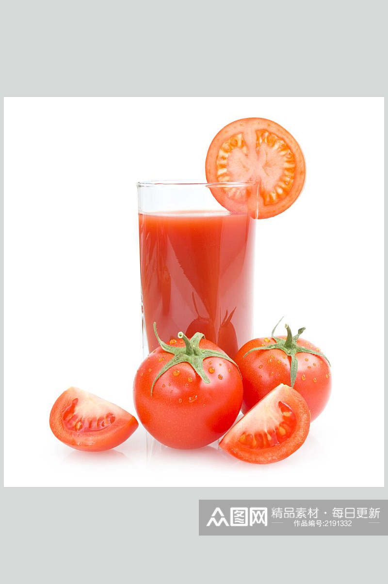 西红柿饮料冷饮食物高清图片素材
