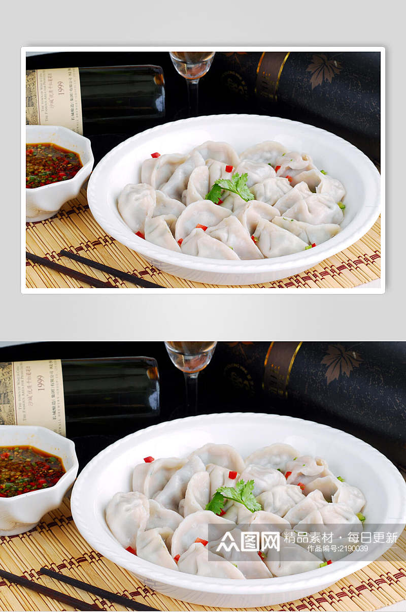 正宗美味小吃特色水饺摄影图片素材
