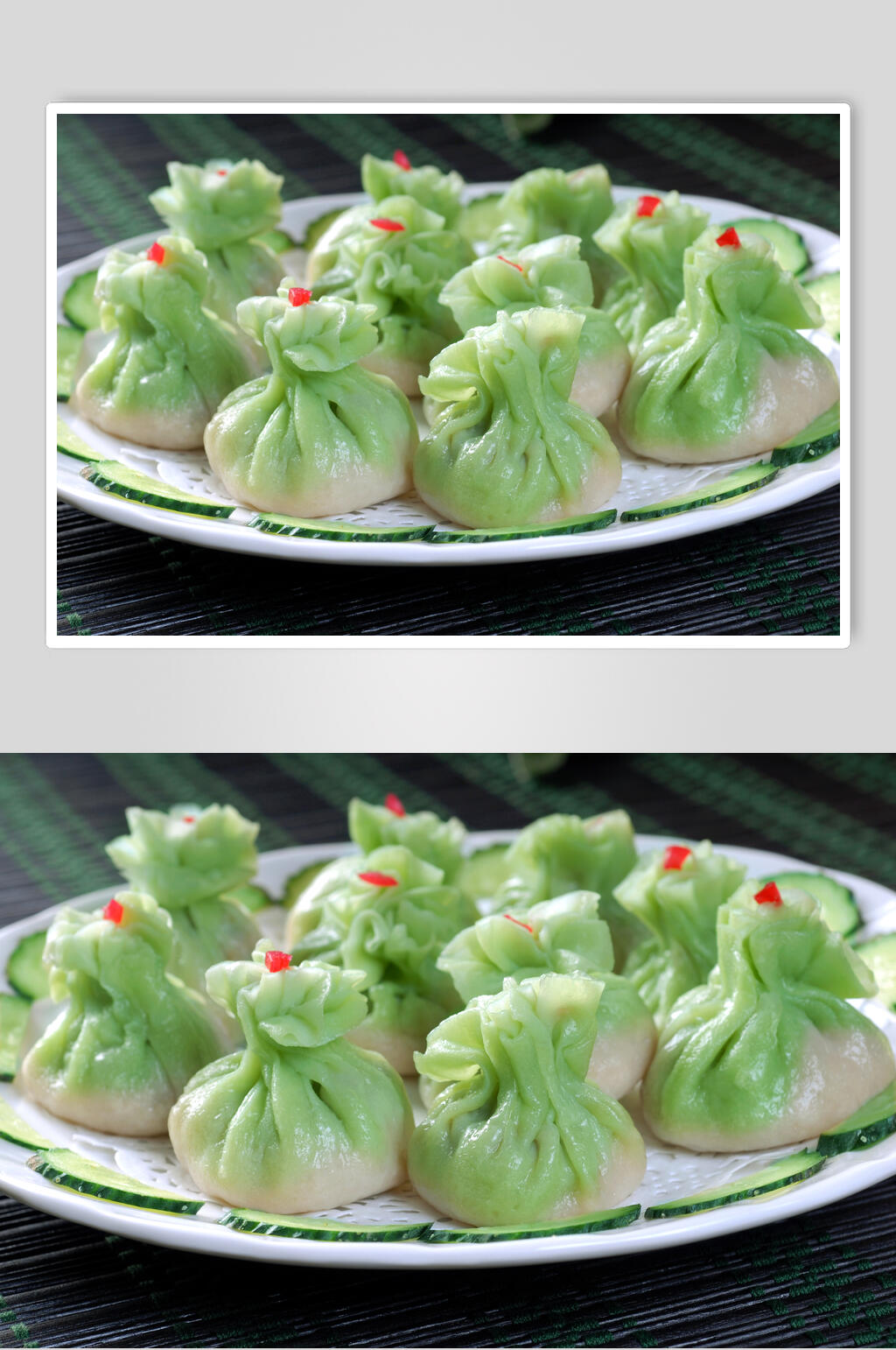 小吃翡翠烧麦美食摄影图片素材