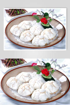 奶香雪山包食品高清图片