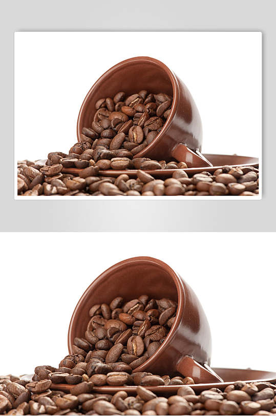 精选品质咖啡豆咖啡海报食品摄影图片