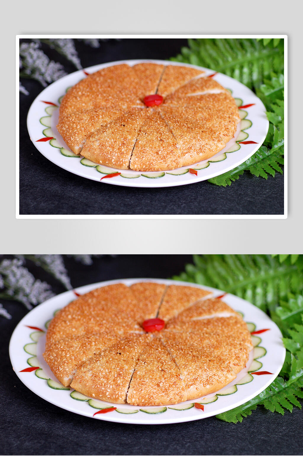 小吃黄金大饼美食高清图片素材