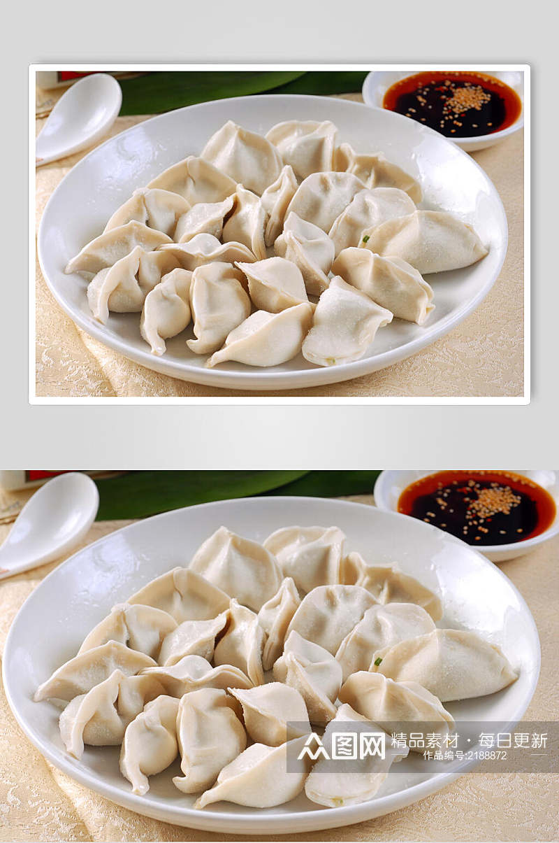 美味小吃红油水饺食品图片素材