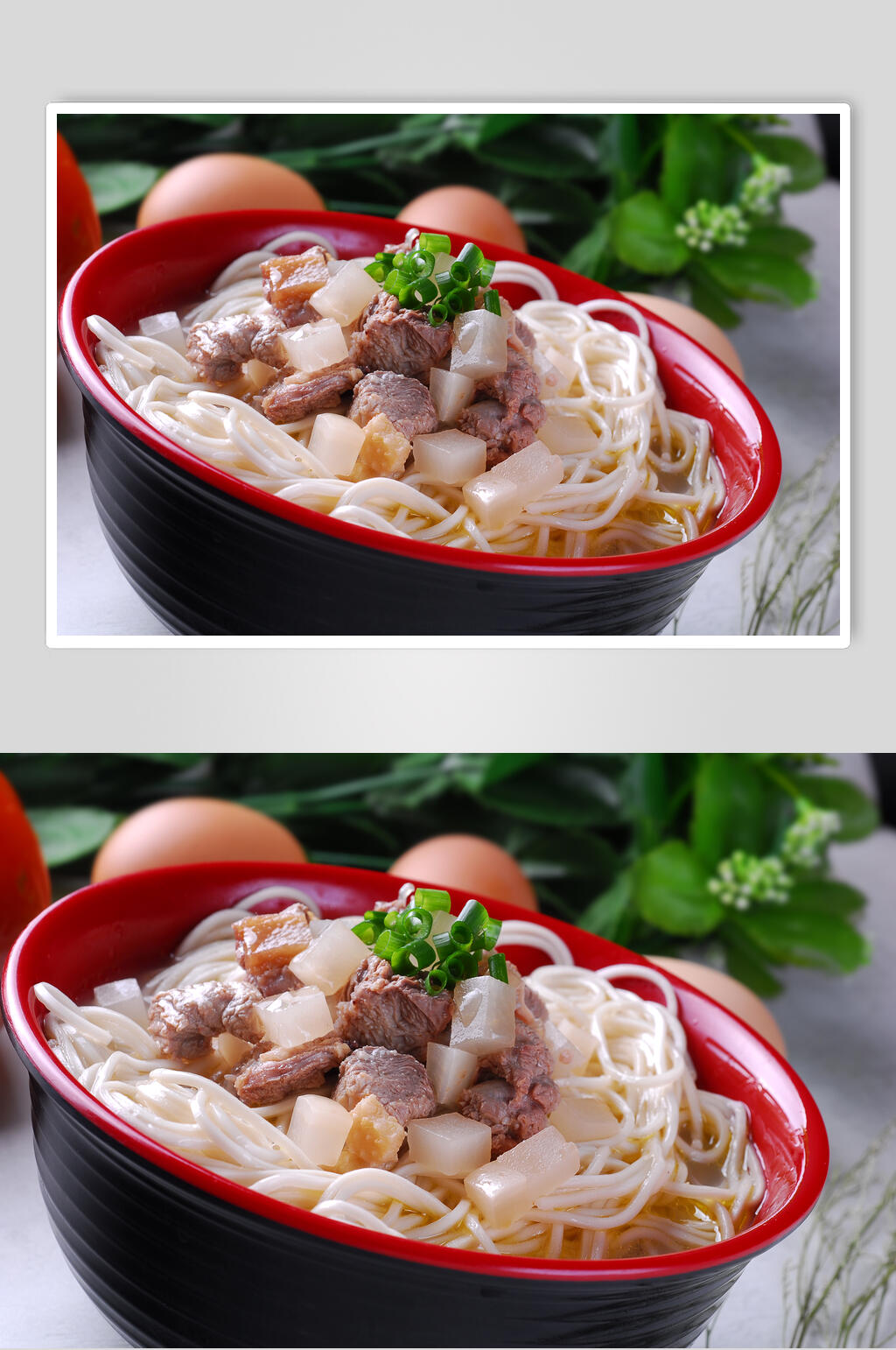 面条类酸萝卜老鸭面美食图片素材