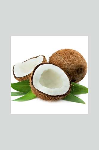 清新椰子美食食品图片