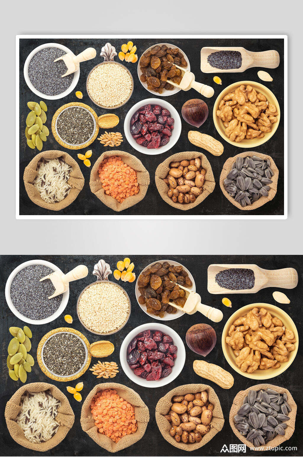 美食五个杂粮素材模板下载-编号2209864-众图网