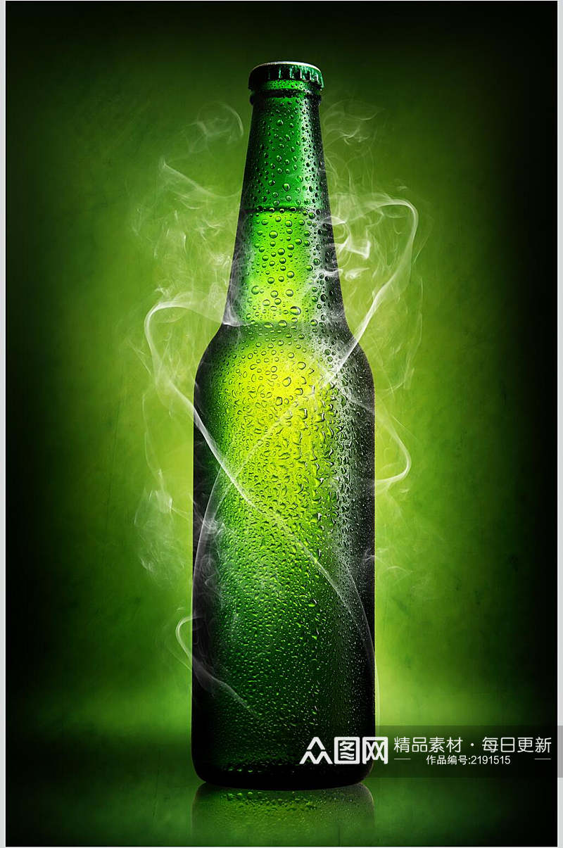 绿色啤酒饮料冷饮高清图片素材