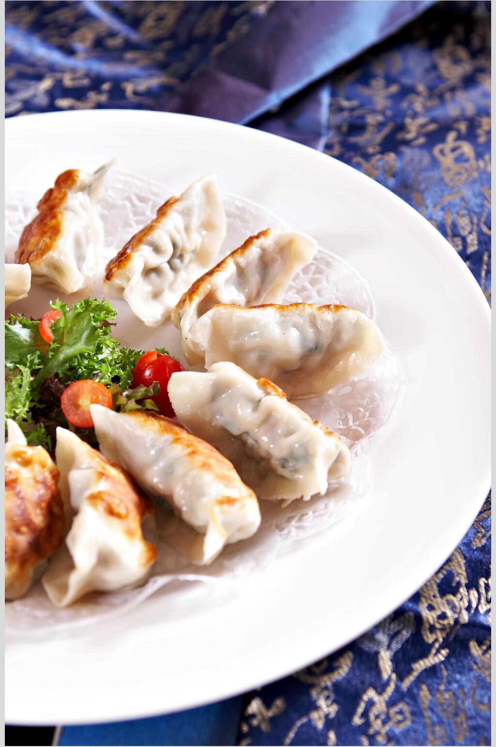 飘香煎饺美食图片素材