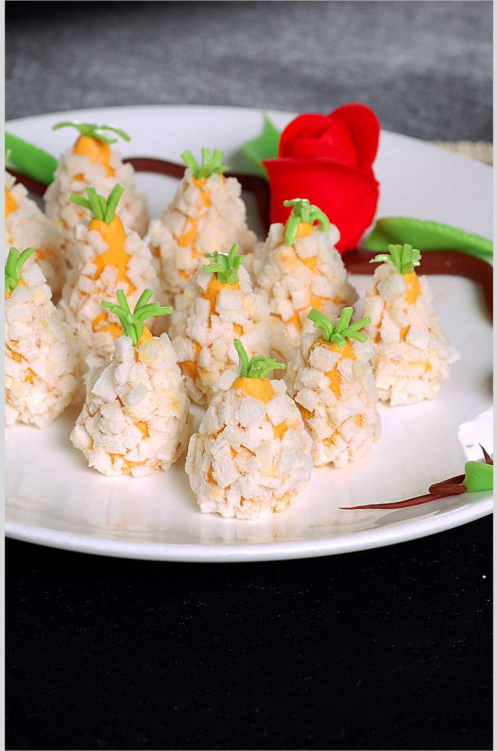 小吃芙蓉金果美食摄影图片素材