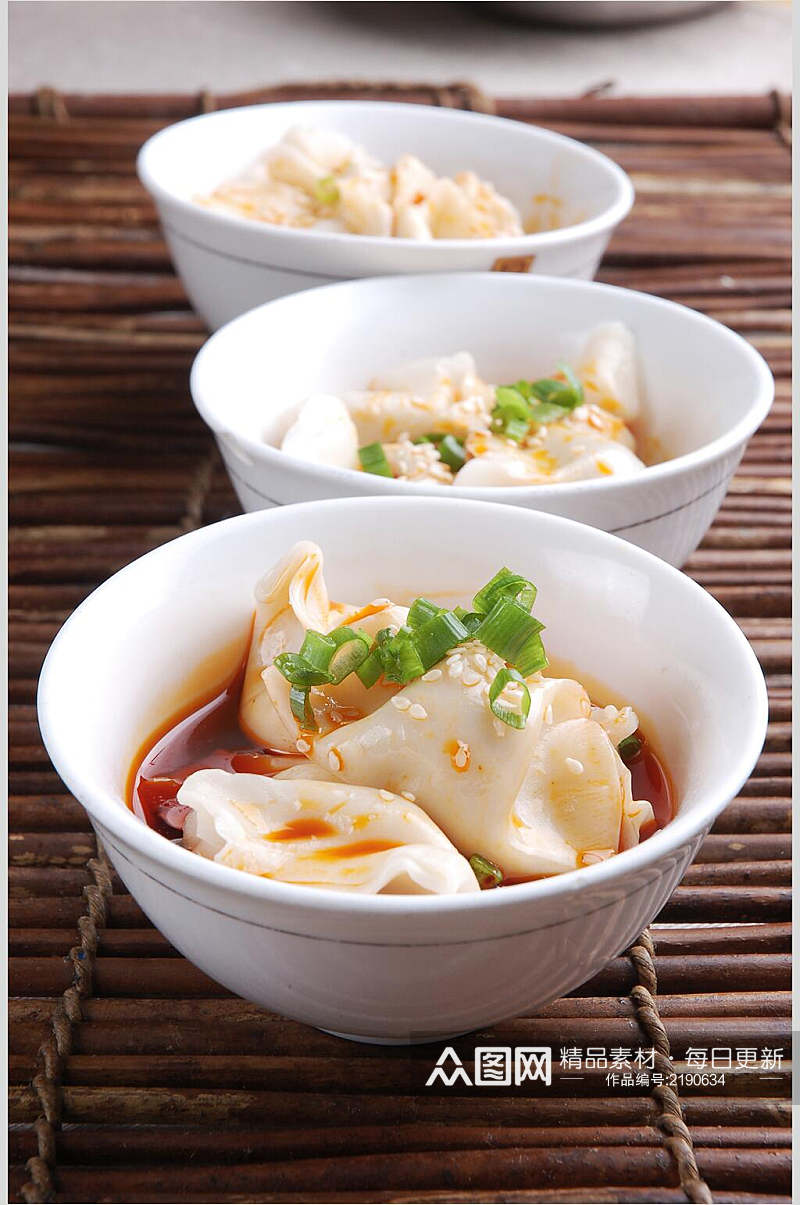 招牌钟水饺美食食品图片素材
