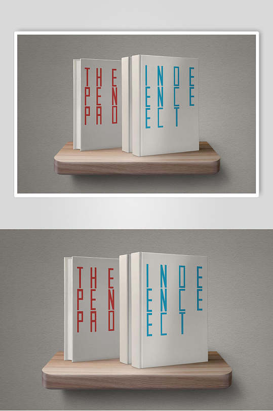 大气绚丽科技书籍封面样机