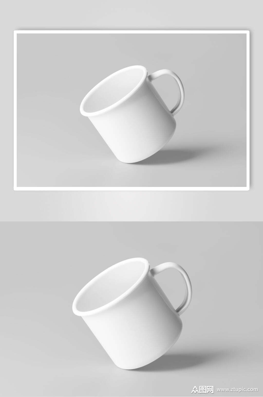 时尚精美奶茶杯子样机